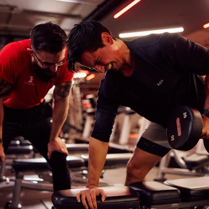 Holding Personal Training Image Male