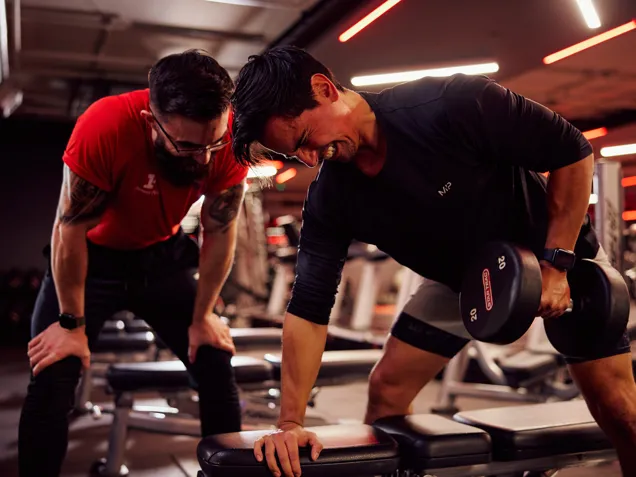 Holding Personal Training Image Male