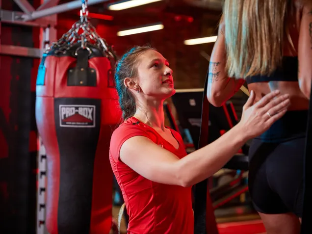 Holding Personal Training Image Female