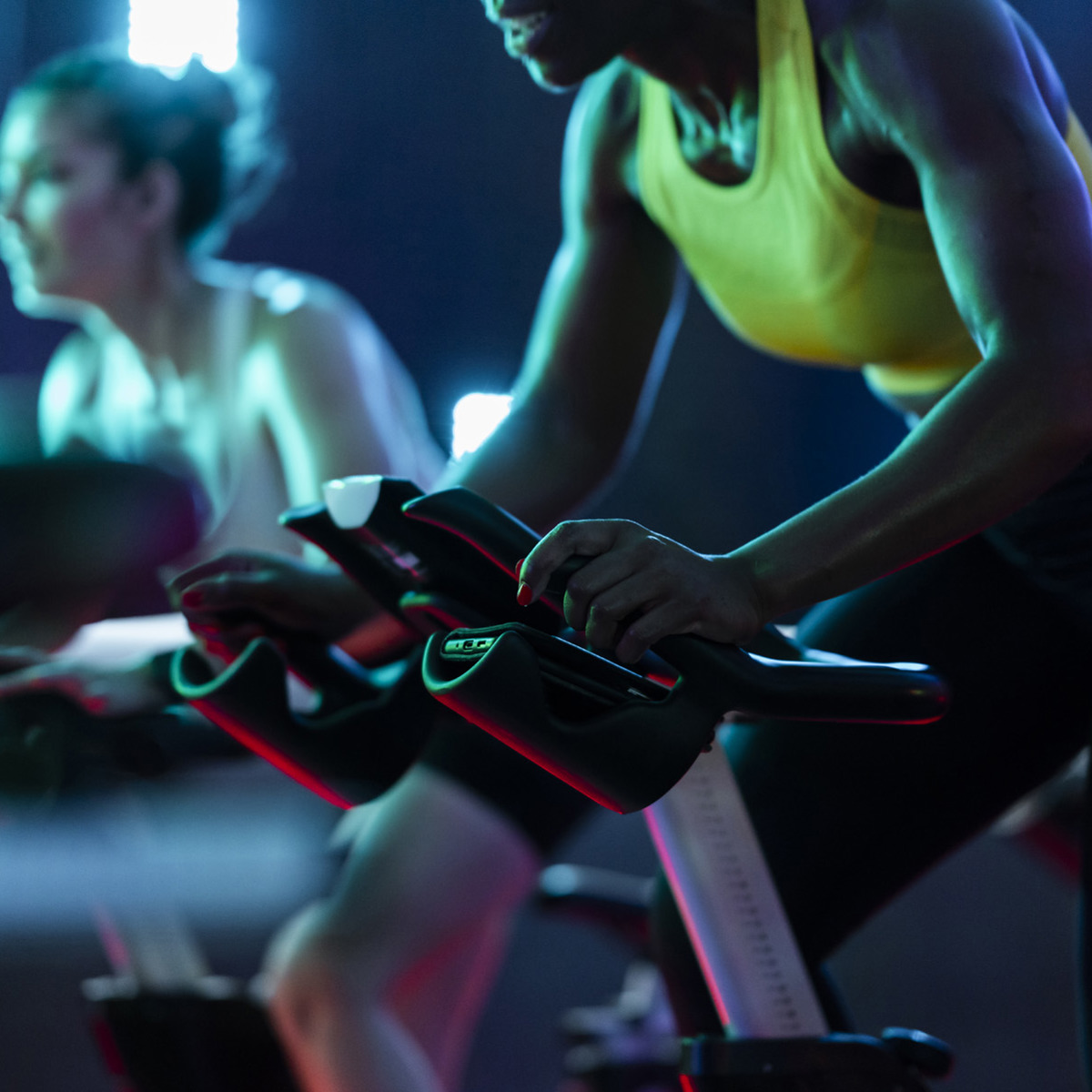 setting up spin bike